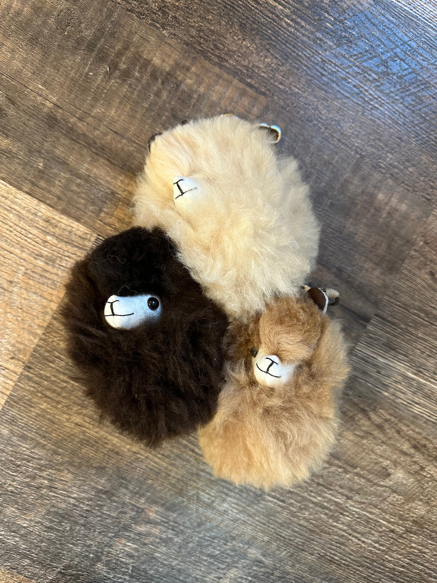 Alpaca Face Keychain