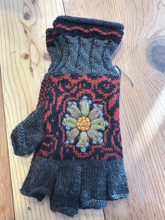 Fingerless Gloves-Smokey Mountain