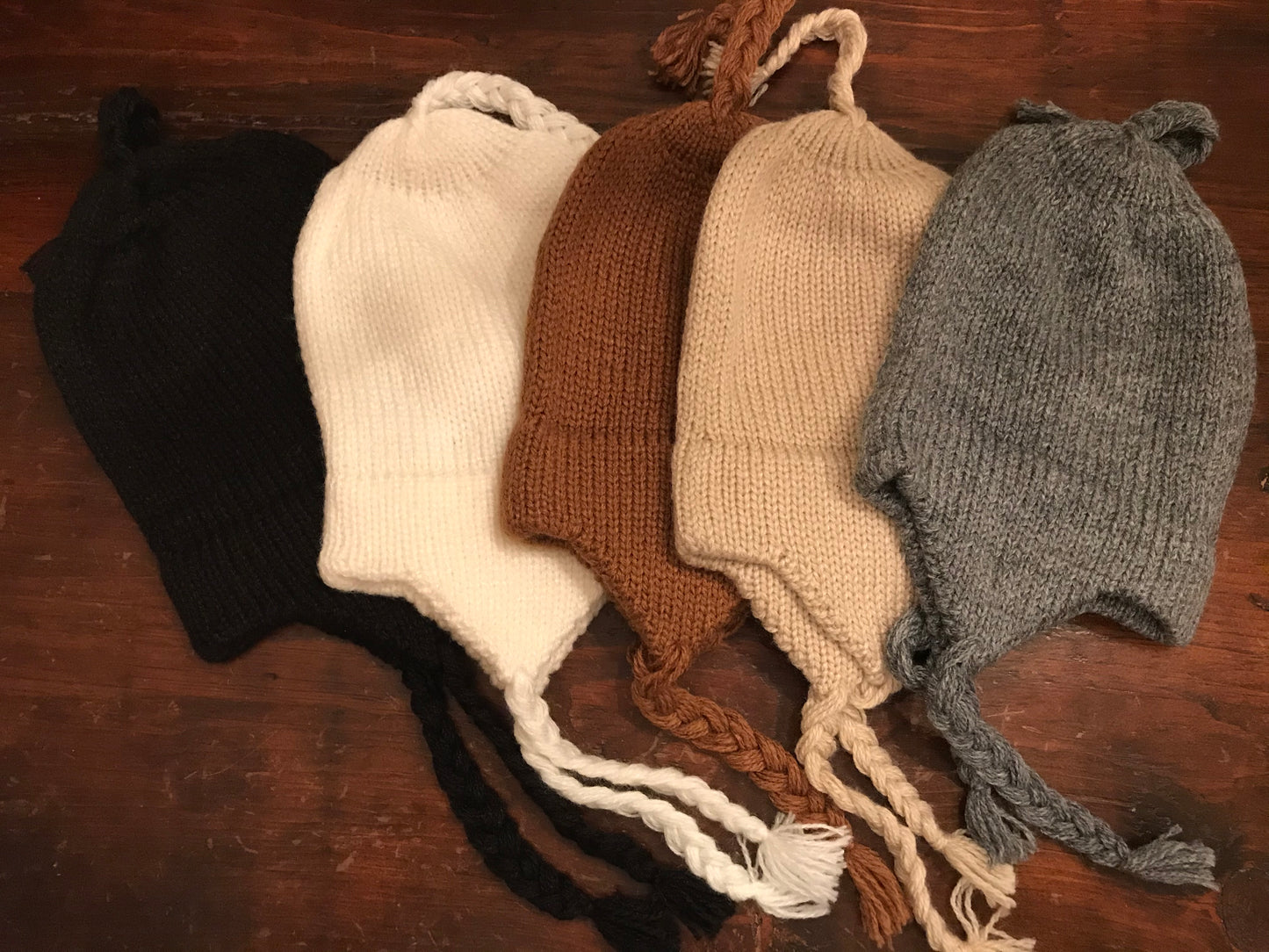 Childrens-Solid Color Chullo Hat