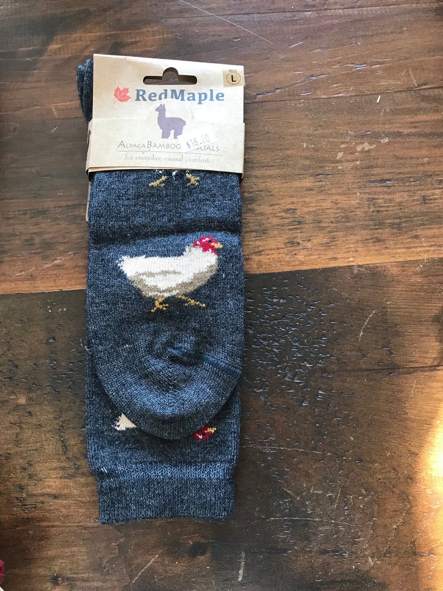 Socks- Chicken Print Bamboo Casuals