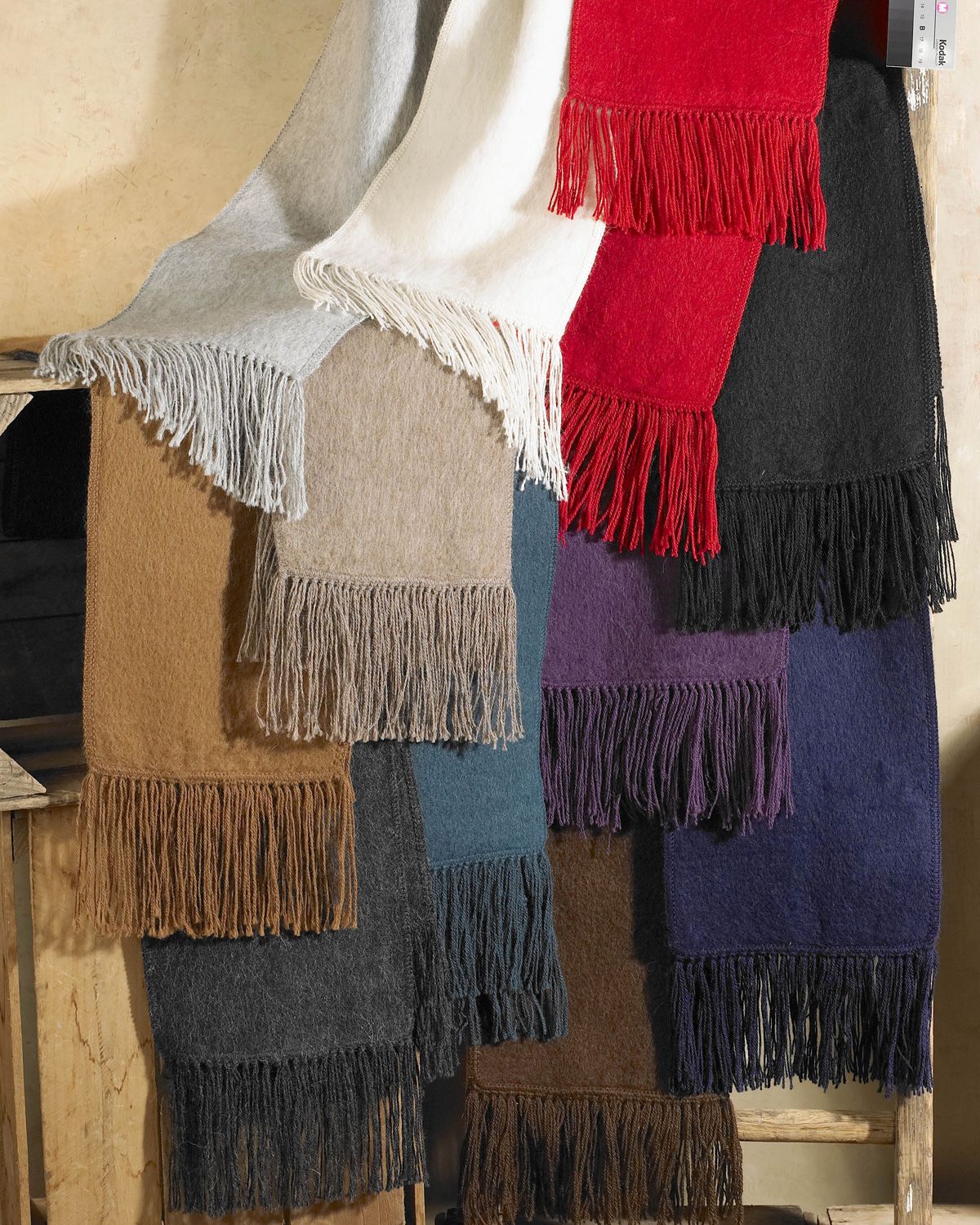 Scarf-Beautiful Woven with Fringe