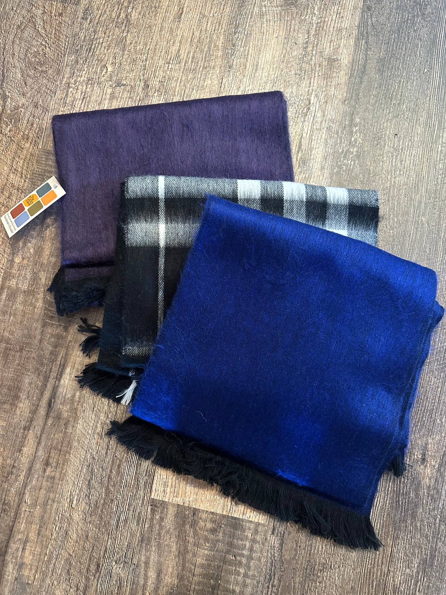 Scarf-Funky Alpaca Beautiful Wide Scarf