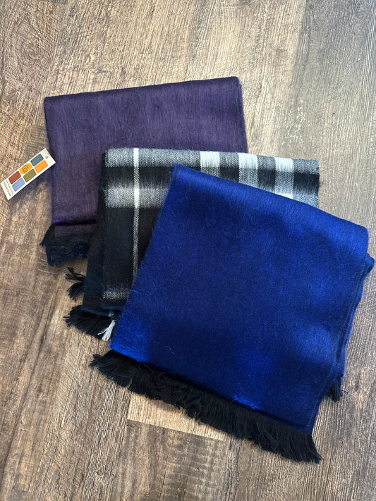 Scarf-Funky Alpaca Beautiful Wide Scarf