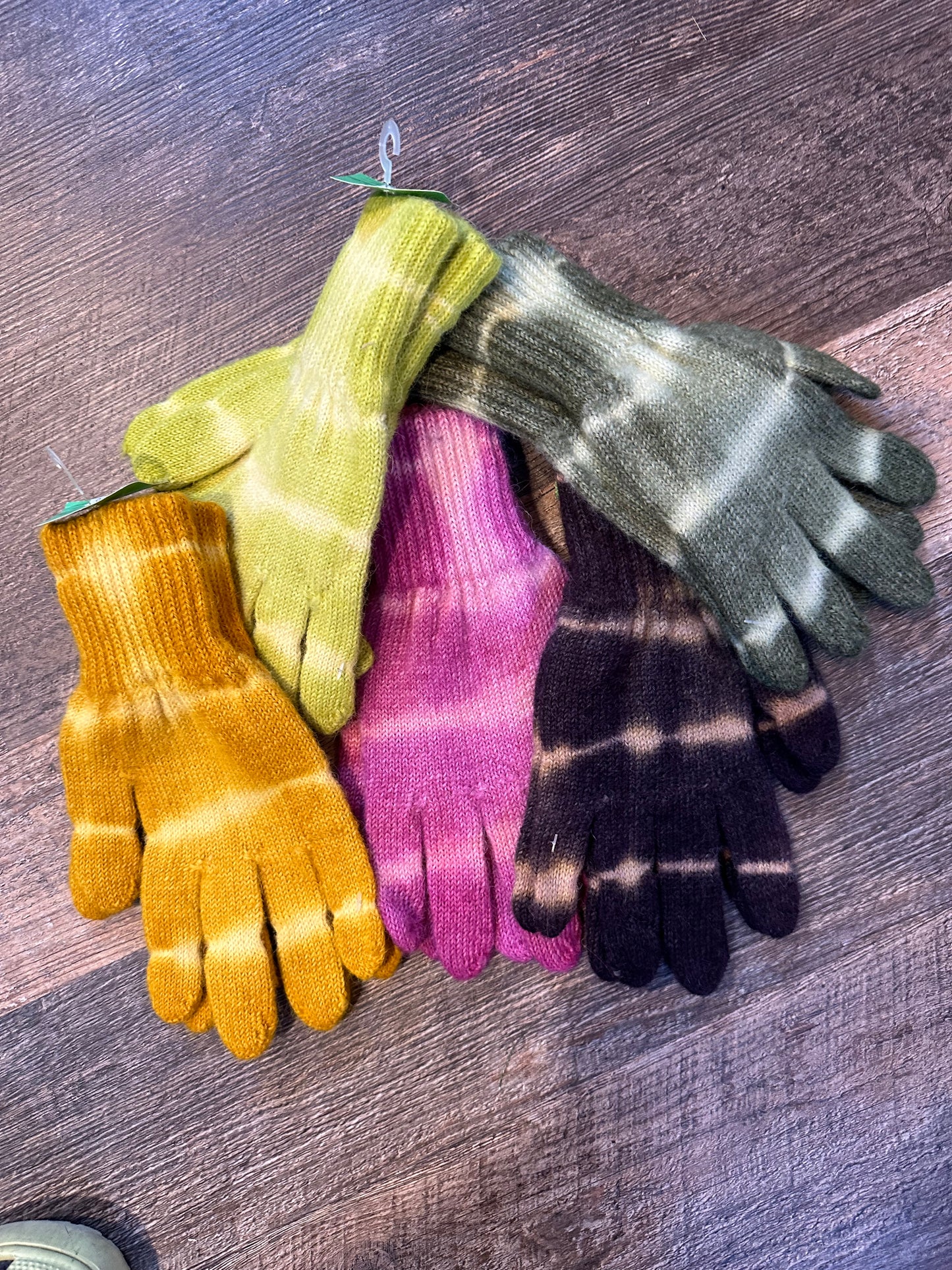 Gloves-Tye Dye Warm Alpaca in a variety of colors!