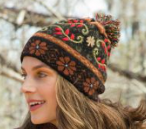 Hats-Mariana Alpaca Cap in Amber