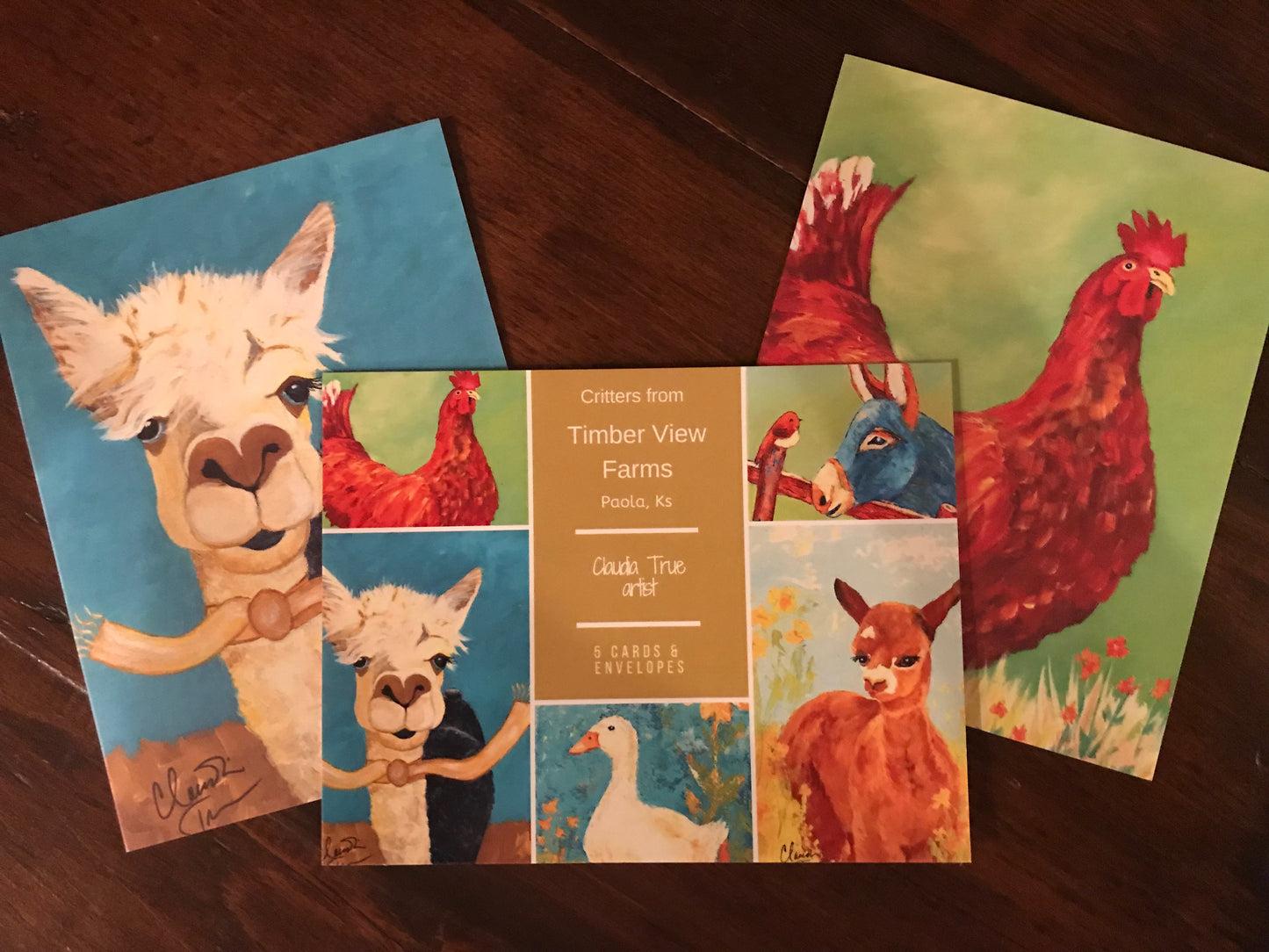 Critters of Timber View Farms Greeting Cards