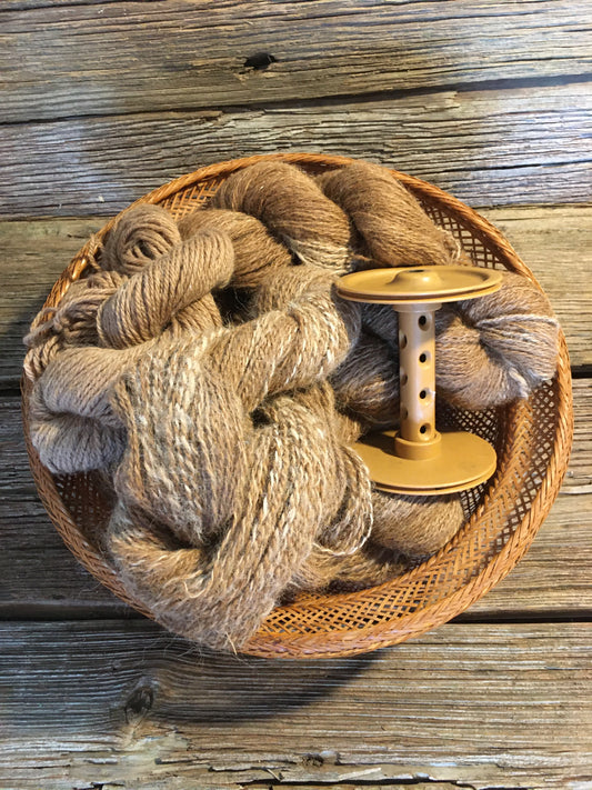 Handspun yarn #3  2 ply lace weight (lighter color than #2) Please call to order!