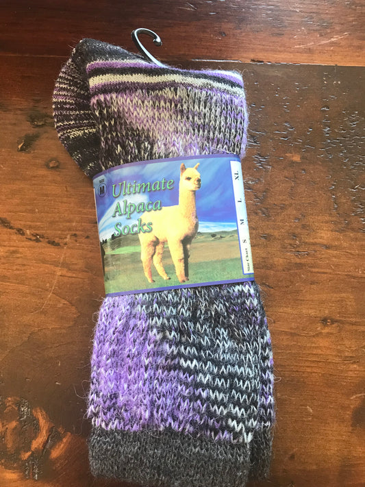 Socks- Striped Ultimate Alpaca Socks-Therapeutic