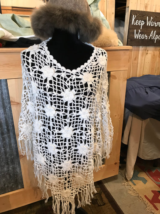 Hand Crocheted Poncho
