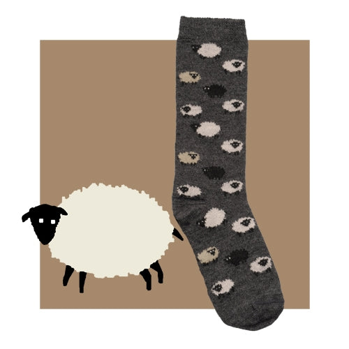 Sheep patterned socks