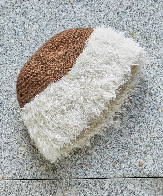 Hat- Shag Knit  Alpaca Cap
